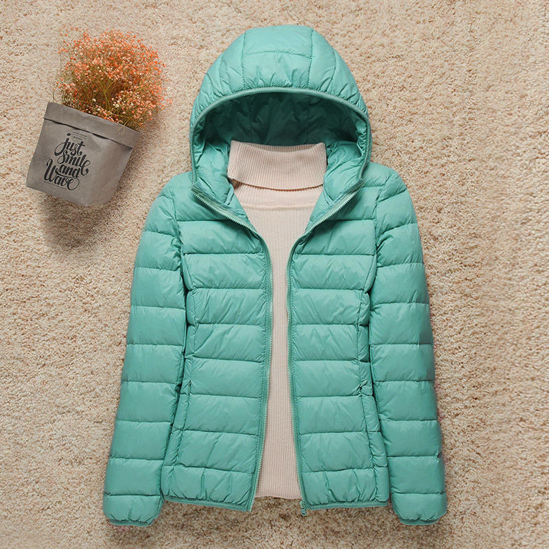 Damen Leichtjacke Bunt Mit Kapuze - Norvielle