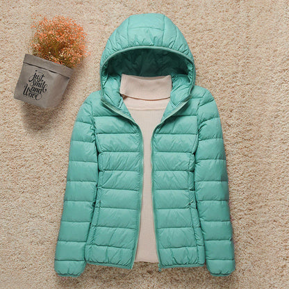 Damen Leichtjacke Bunt Mit Kapuze - Norvielle