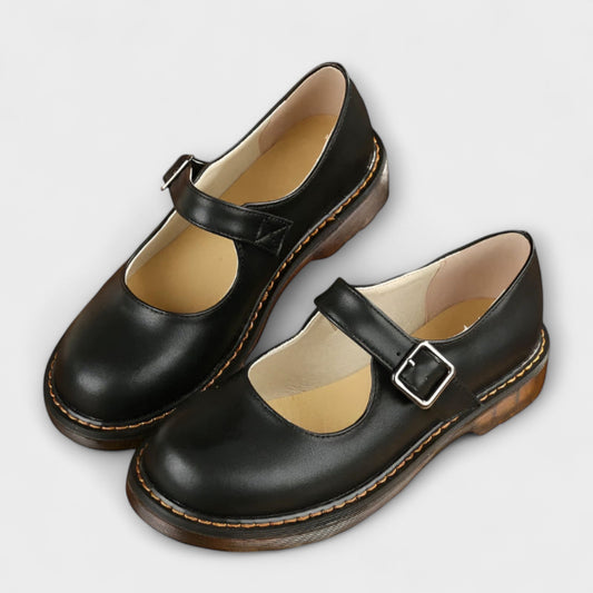 Damen Flache Schuhe mit Schnalle Comfort - Norvielle