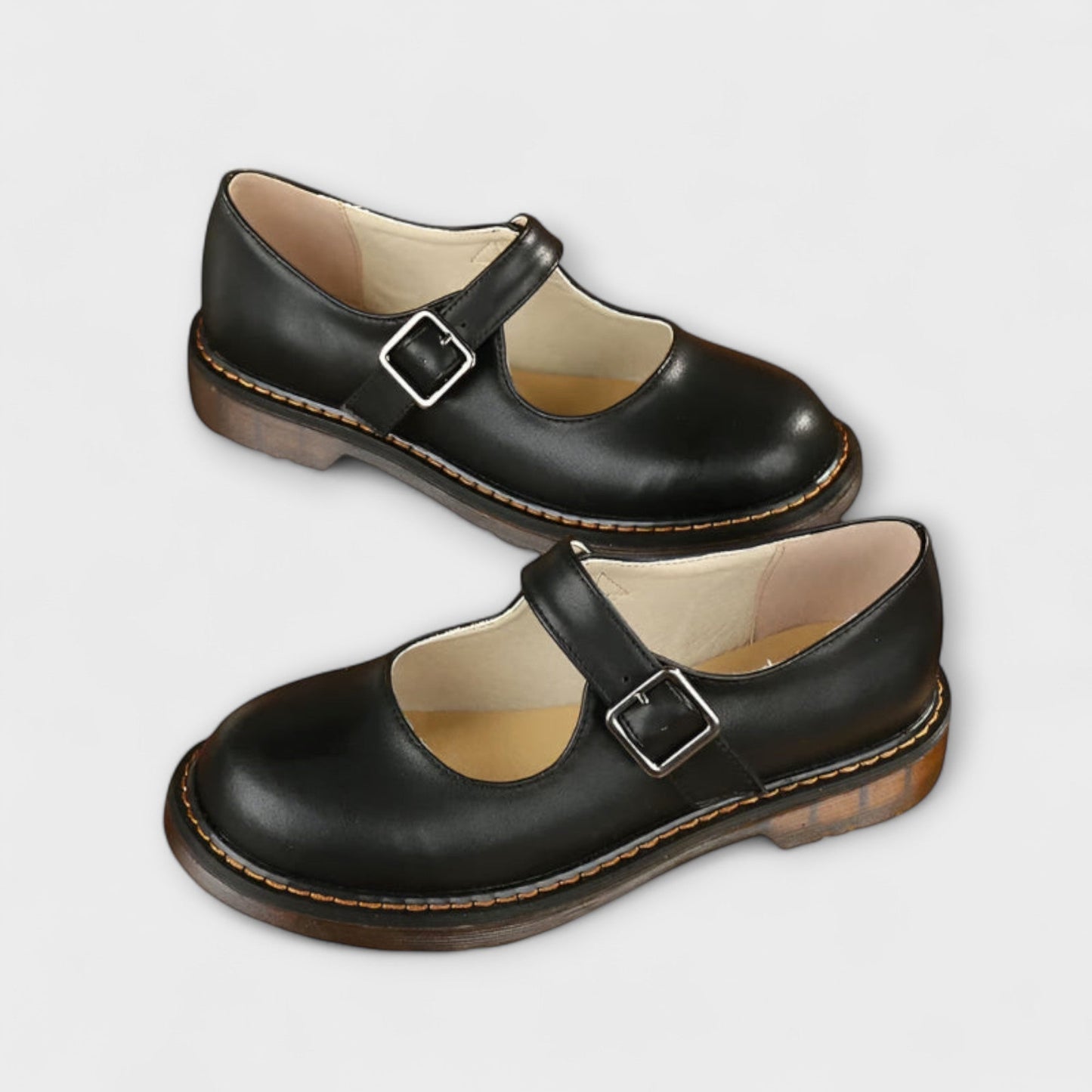 Damen Flache Schuhe mit Schnalle Comfort