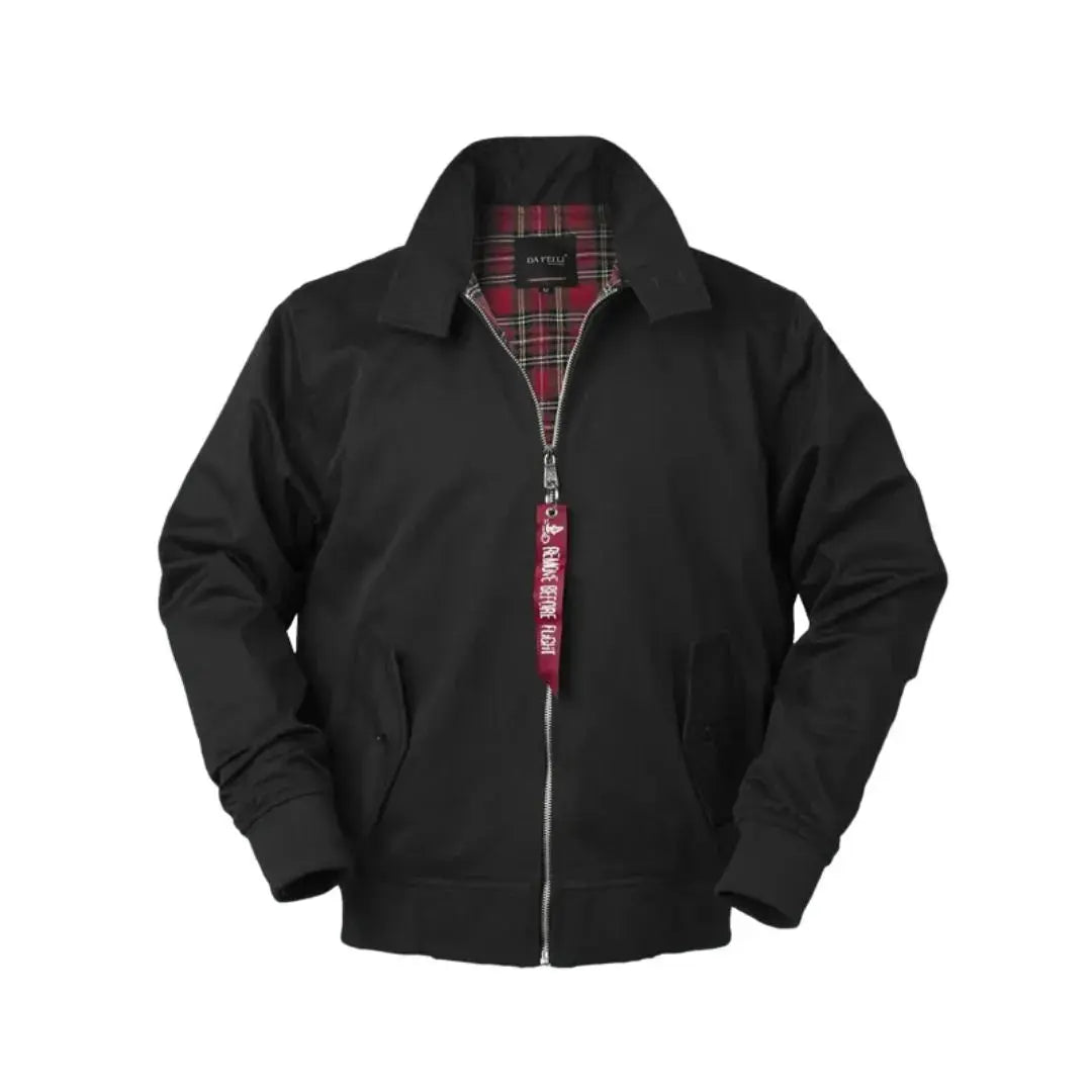 Herren Harrington-Jacke Klassisch Elegantes Design