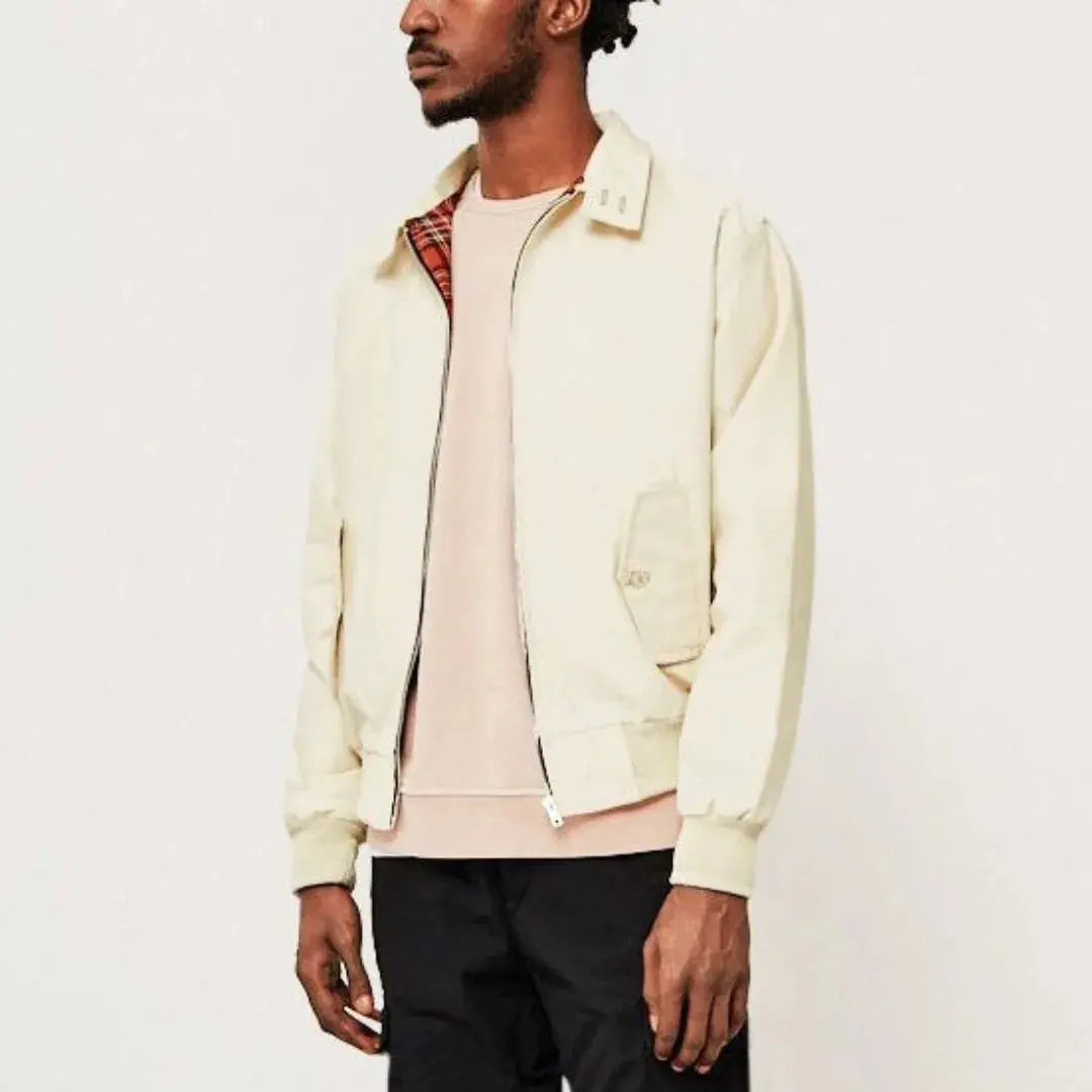 Herren Harrington-Jacke Klassisch Elegantes Design