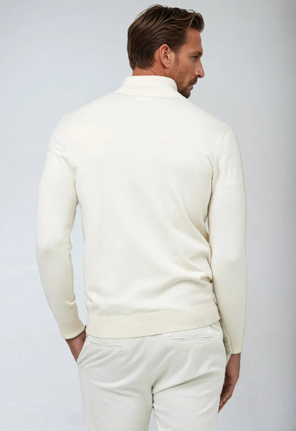 Herren Pullover Lässig Reißverschluss Kragen