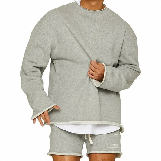Herren Sweatshirt Bequem Geschnittener Pullover Loungewear - Norvielle