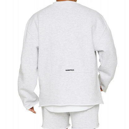 Herren Sweatshirt Bequem Geschnittener Pullover Loungewear