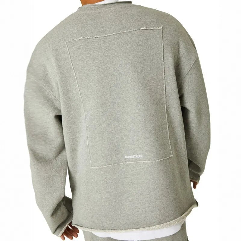 Herren Sweatshirt Bequem Geschnittener Pullover Loungewear