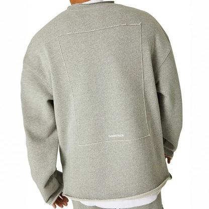 Herren Sweatshirt Bequem Geschnittener Pullover Loungewear