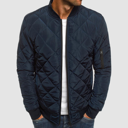 Herren Winterjacke Gesteppt Warm Isoliert