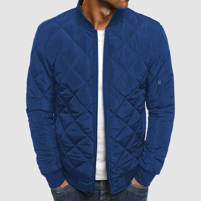 Herren Winterjacke Gesteppt Warm Isoliert