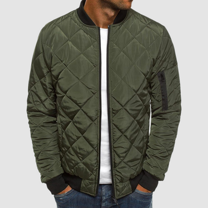 Herren Winterjacke Gesteppt Warm Isoliert