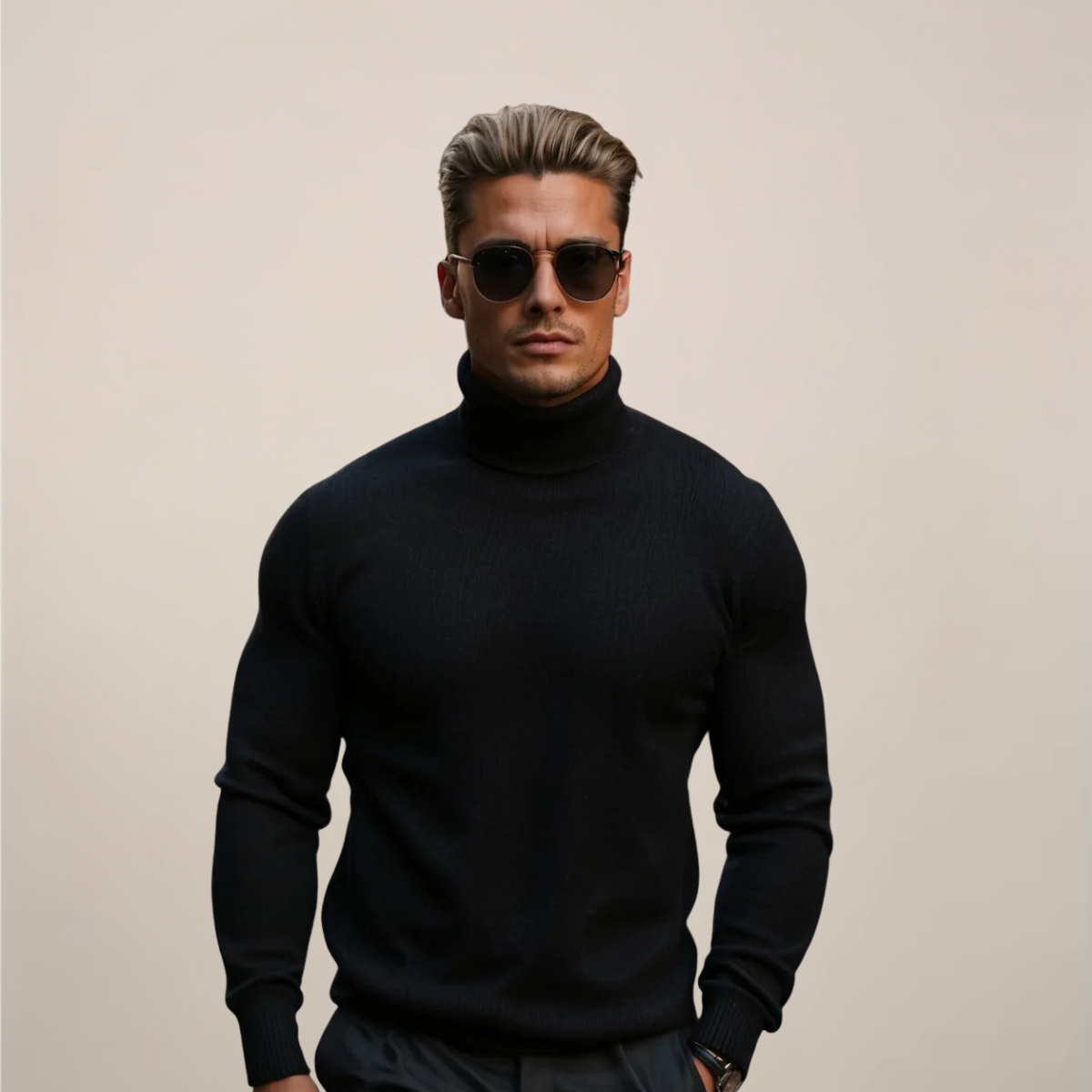 Herren Rollkragenpullover Modern Frühjahr - Norvielle