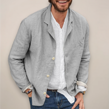 Herren Blazer Relaxed Fit Bequem Modern