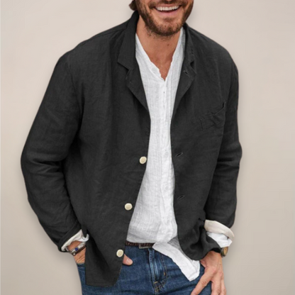 Herren Blazer Relaxed Fit Bequem Modern