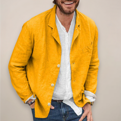 Herren Blazer Relaxed Fit Bequem Modern