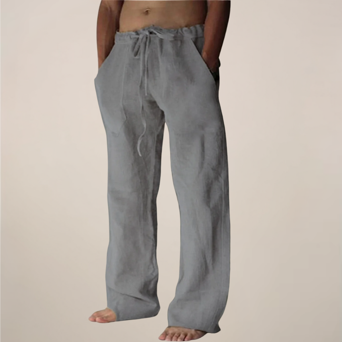 Herren Freizeithose Bequem Weite Locker Sitzend