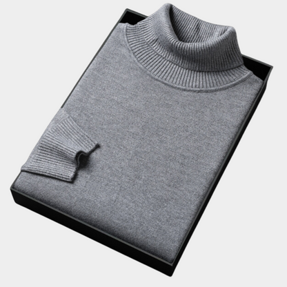 Herren Rollkragenpullover Leicht Modern Frühjahr