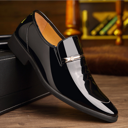 Herren Slip-On Schuhe Elegantes Leder Braun - Norvielle
