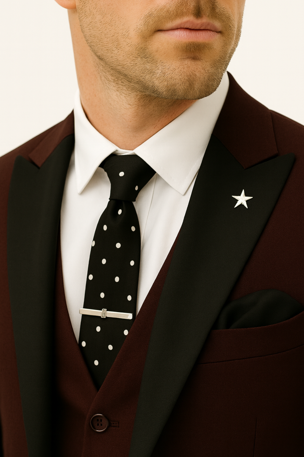 Herren Anzug Set 3-teilig Leicht Elegant