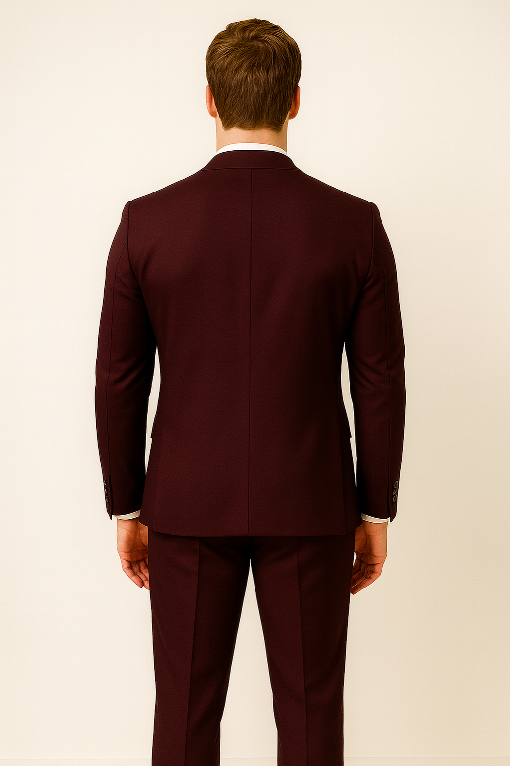 Herren Anzug Set 3-teilig Leicht Elegant