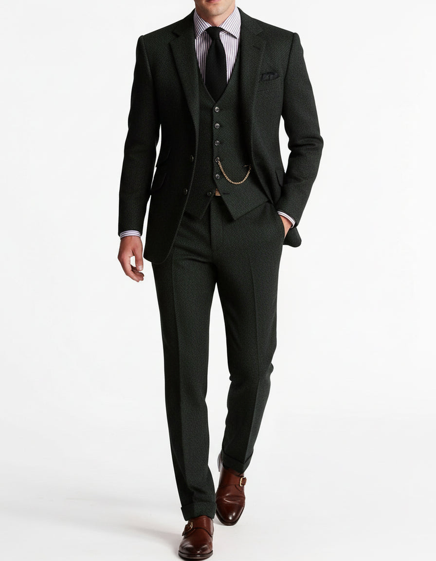 Herren Smokinganzug 3-teilig Formal