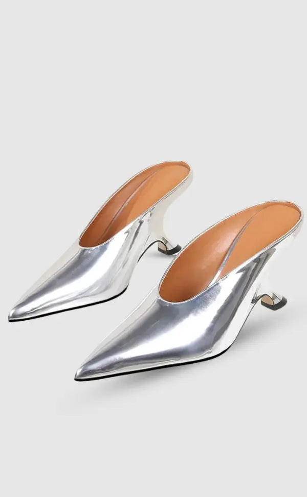 Damen High Heel Pantoletten Stilvoll - Norvielle