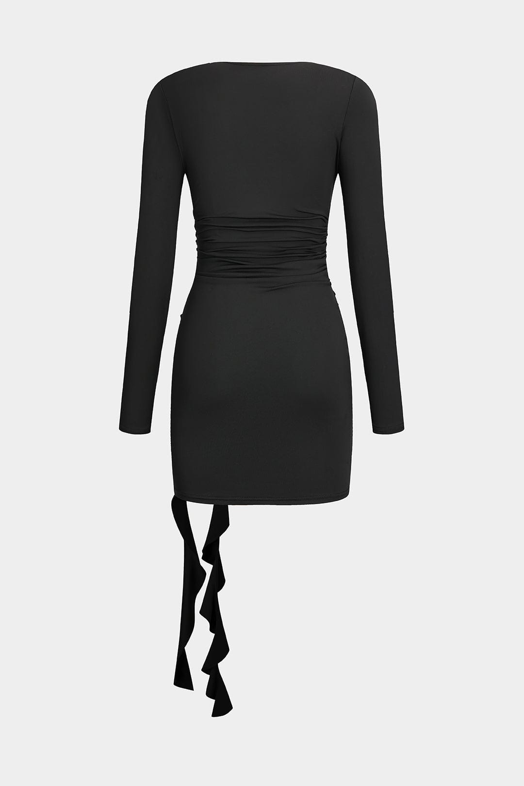 Damen Minikleid Langärmlig Figurbetont