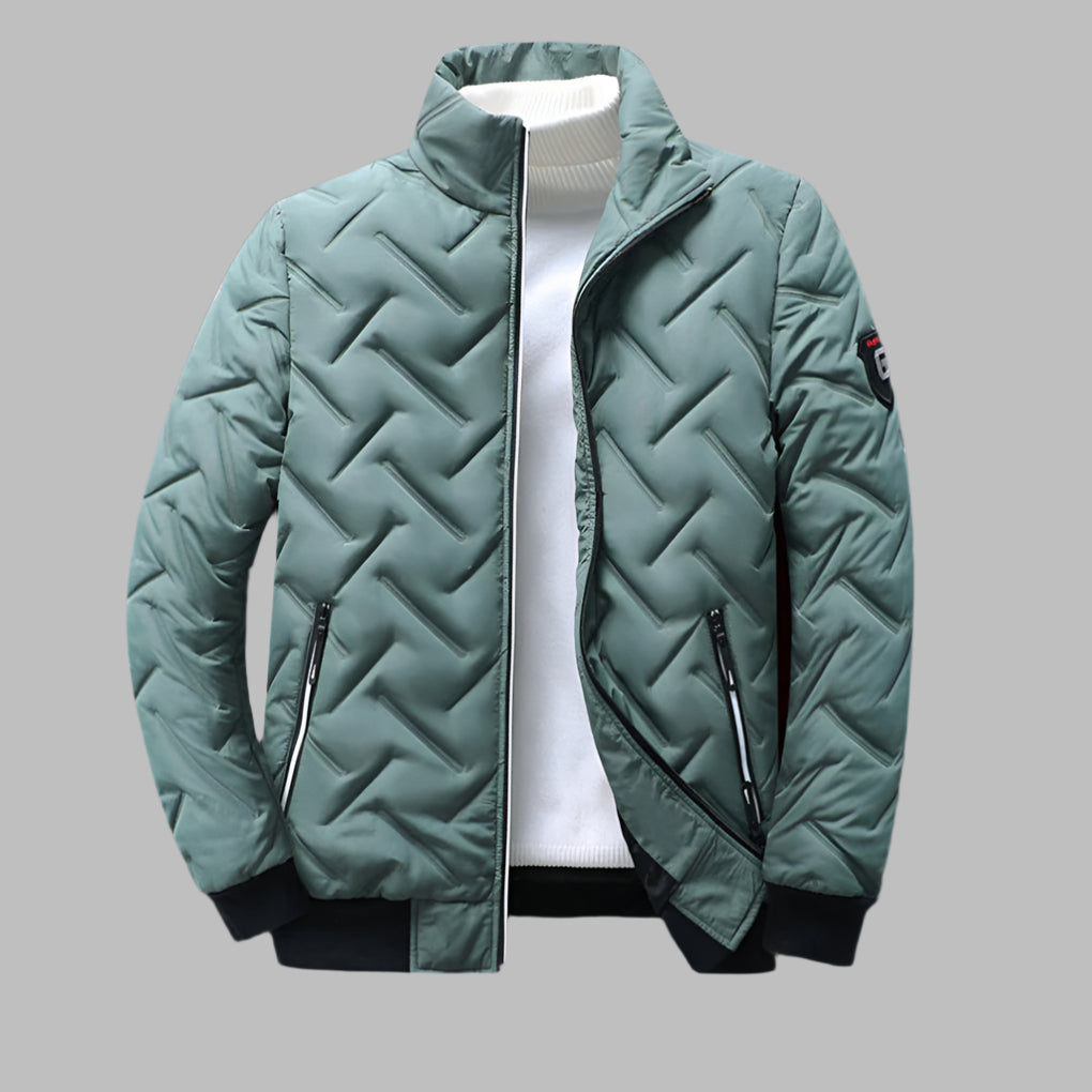 Herren Windjacke Warm Reißverschluss Wasserabweisend