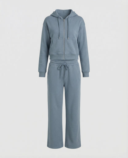 Damen Sportanzug Set Zweiteiler Modern Sportlich