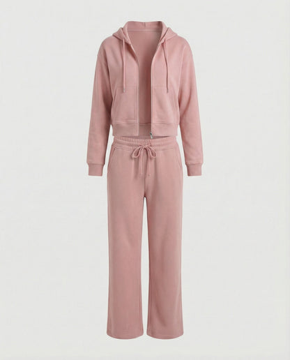 Damen Sportanzug Set Zweiteiler Modern Sportlich