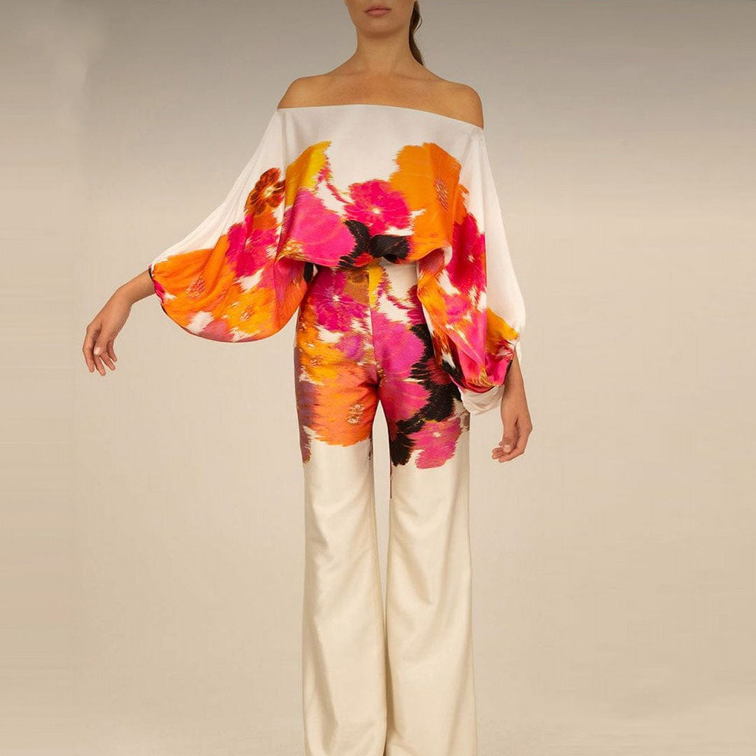 Damen Seiden-Nachthemden-Set Elegantes Satin