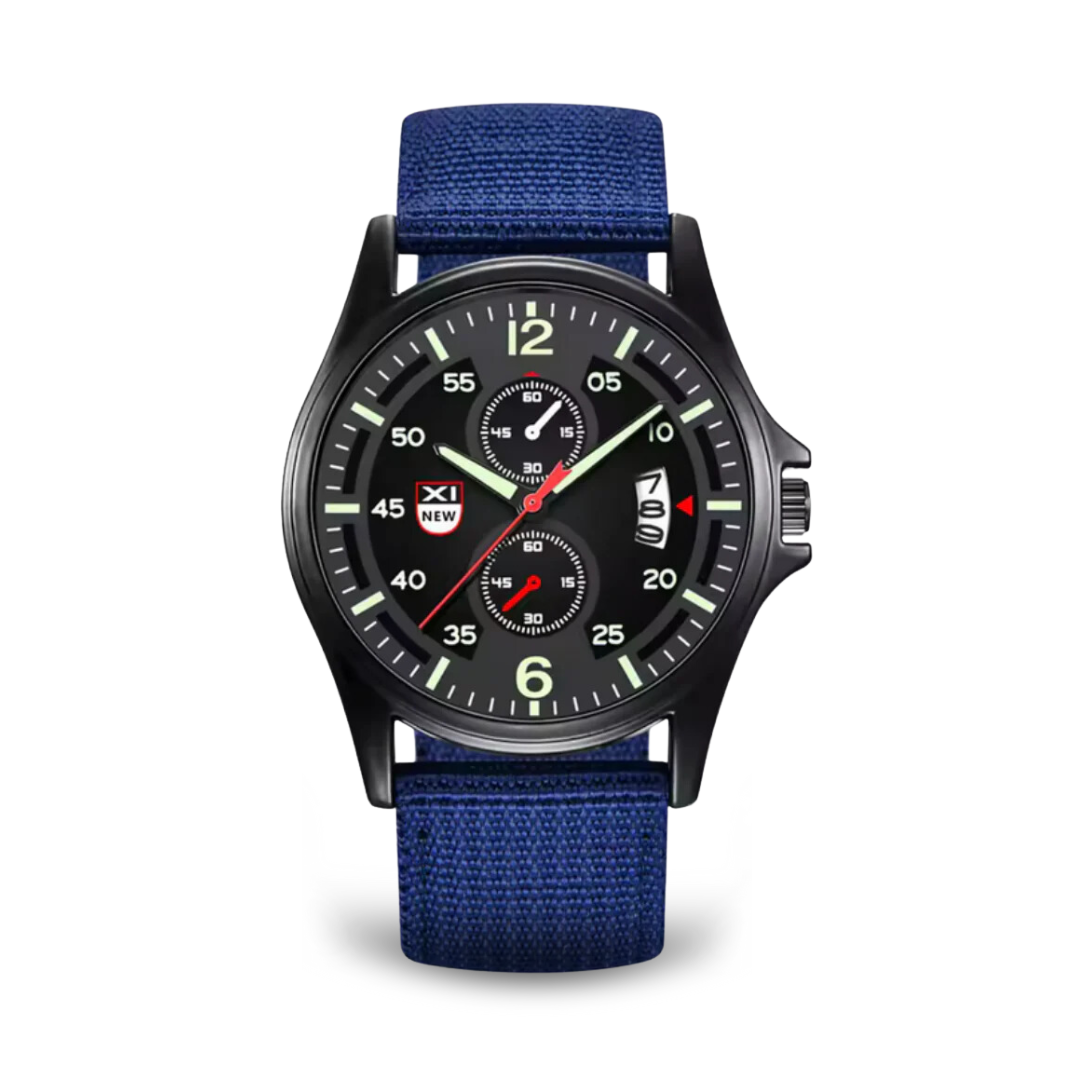 Herren Quarz Uhr Militärstil