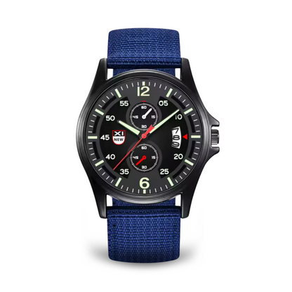 Herren Quarz Uhr Militärstil