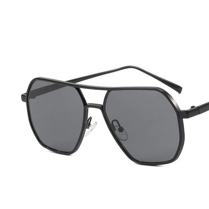 Herren Pilotenbrille Edelstahl Metall Optik Modern