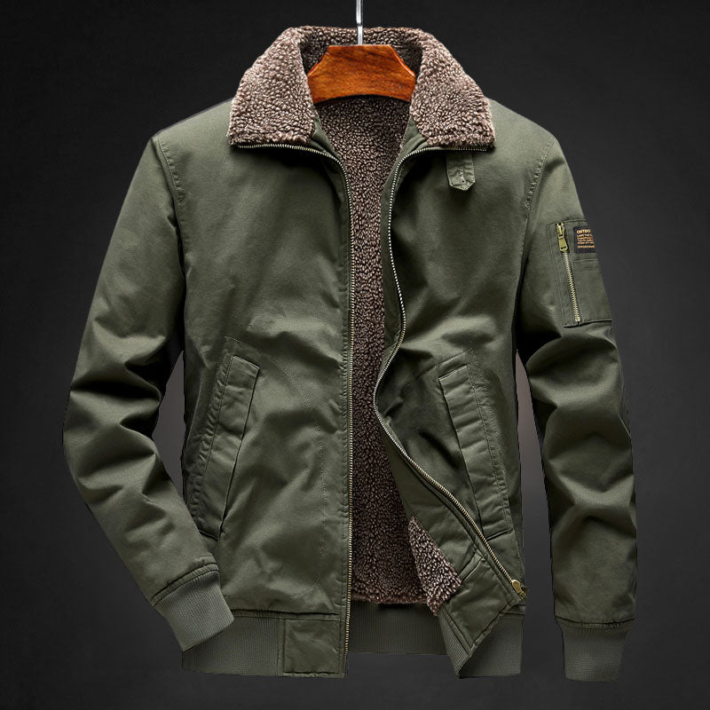 Herren Fleecejacke Warm Gefüttert
