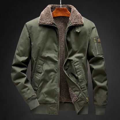 Herren Fleecejacke Warm Gefüttert
