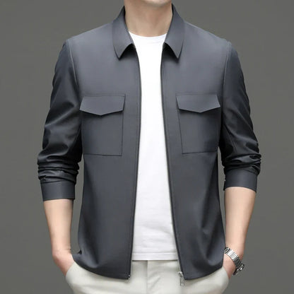 Herren Slim-Fit Blazer Übergangsjacke Modern