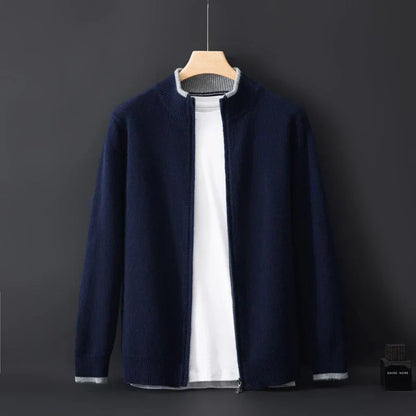 Herren Cashmere-Jacke Warme Winterjacke Elegant