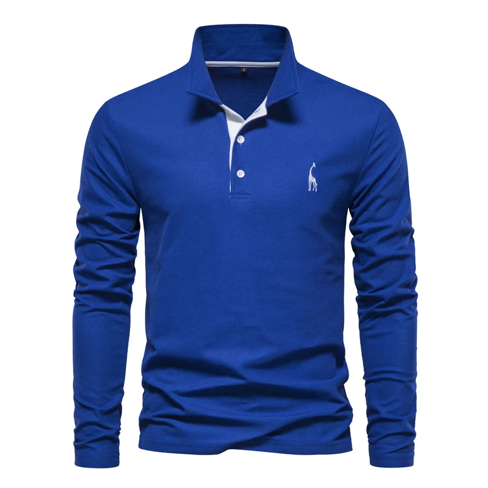 Herren Langarm-Pullover Warm aus Baumwolle