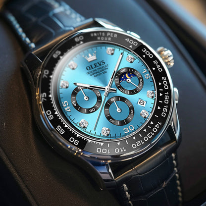Herren Edelstahl Armbanduhr Elegantes Analogdesign
