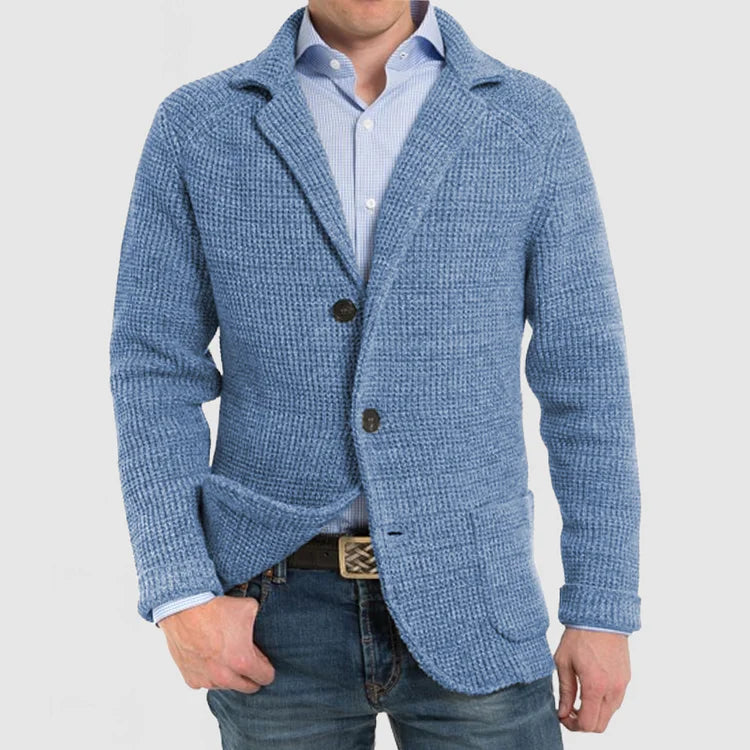 Herren Slim-Fit Blazer Businessanzug Modern