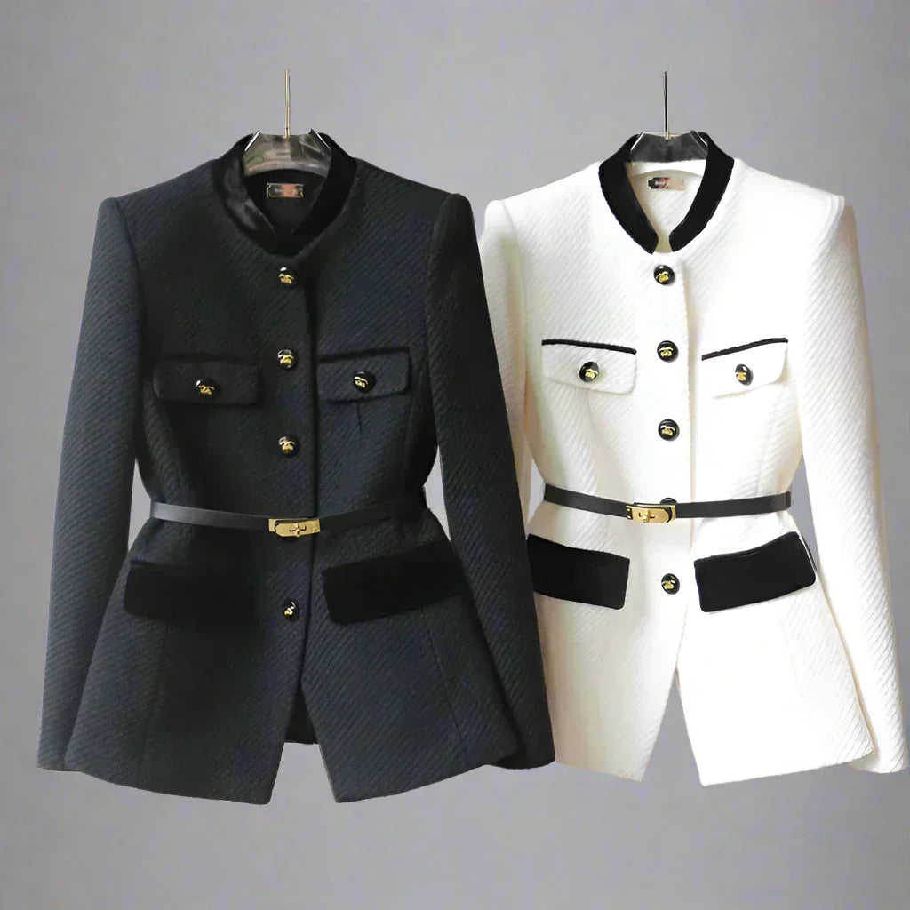 Damen Wollmantel Elegant Lang