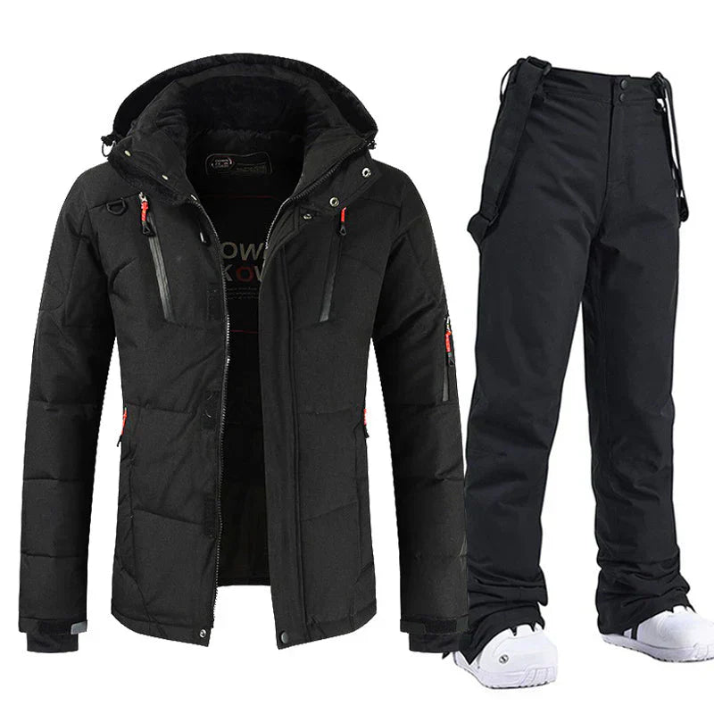 Herren Skianzug Wasserdicht Winddicht Jacke und Hose - Norvielle