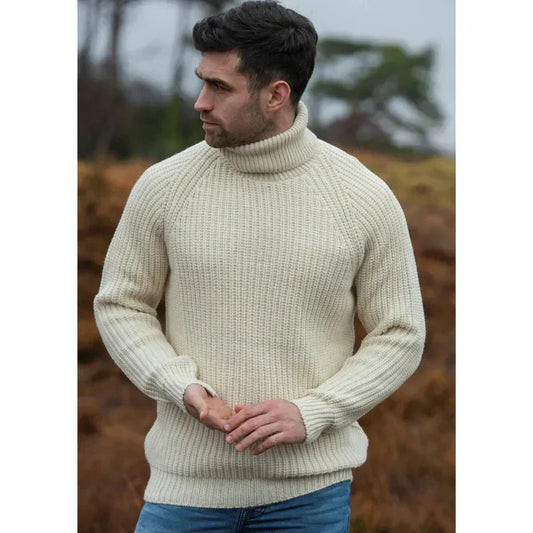 Herren Pullover Warm mit Hochkragen - Norvielle