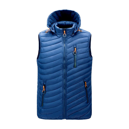 Herren Daunenweste Thermoisoliert Warm Winter