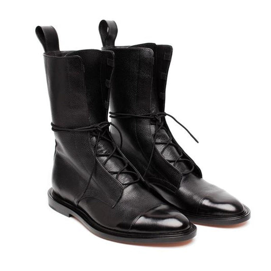 Damen Freizeitschuhe Rundspitze Knöchelhoch Bequem - Norvielle