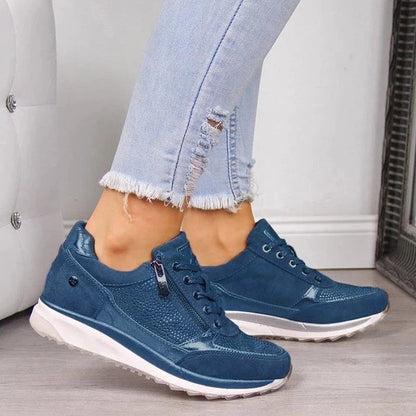Damen Orthopädische Sneaker Mit Rocker-Sohle Komfort - Norvielle