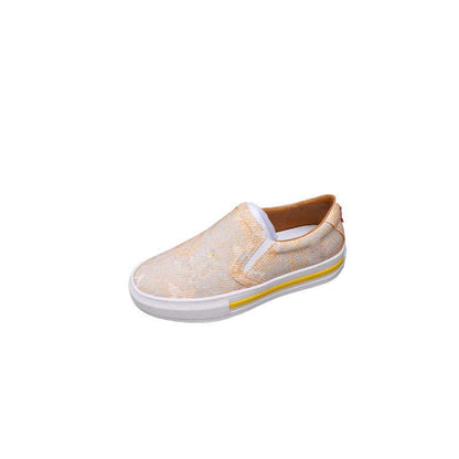 Damen Slip-On Sneaker Elastisch Atmungsaktiv Bequem