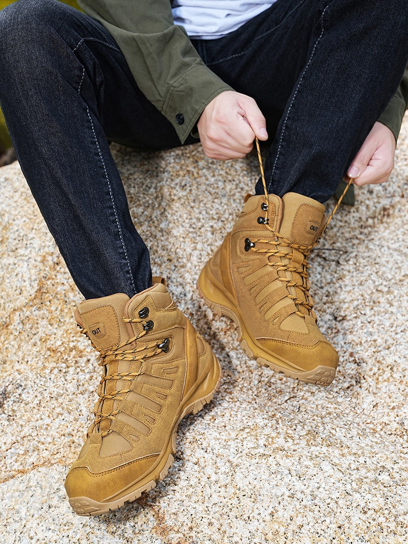 Damen Wanderschuhe Robust Knöchelschutz Outdoorschuhe