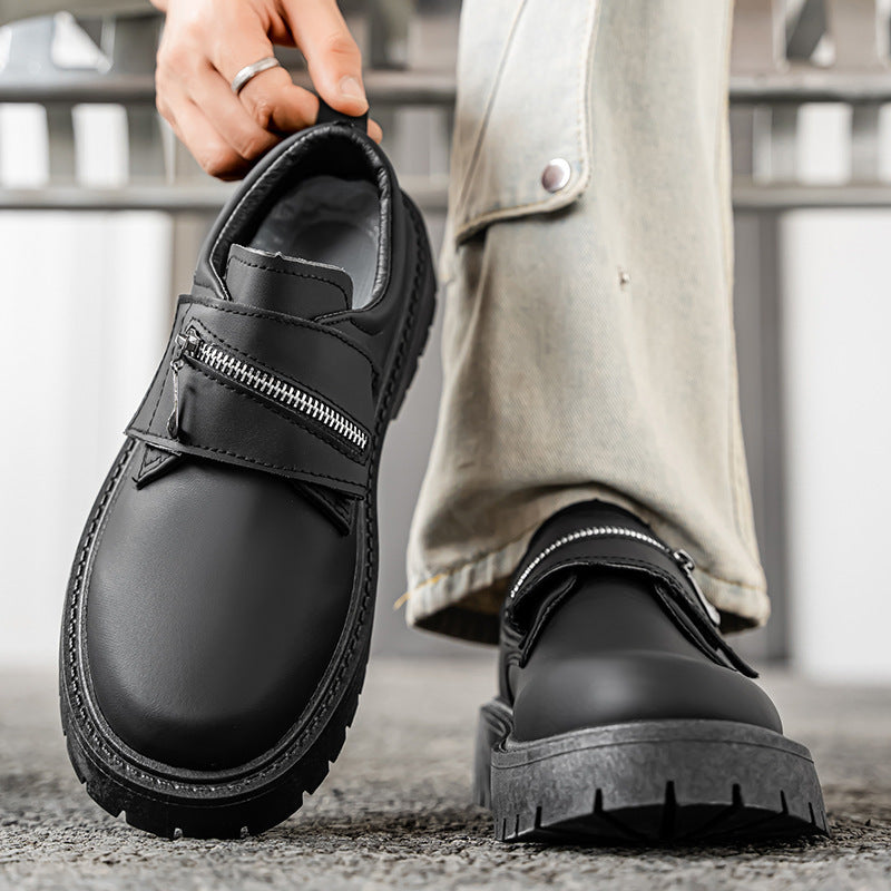 Damen Halbschuhe Robust Mit Reißverschluss
