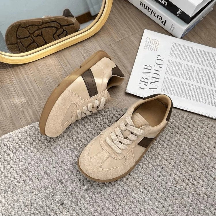 Damen Sneaker Veloursleder Bequem